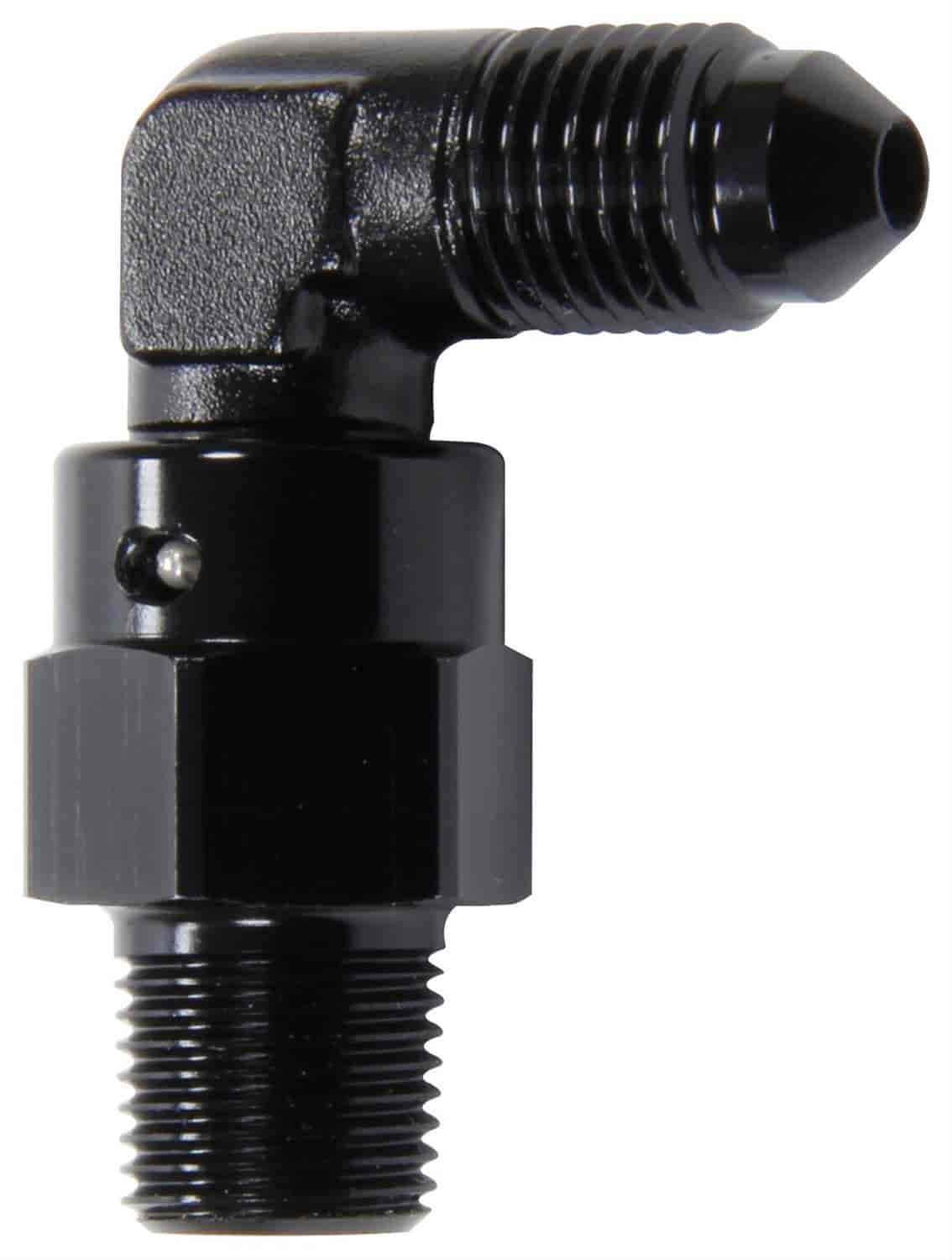 90 Degree Swivel Fitting 1/8"NPT to -3AN