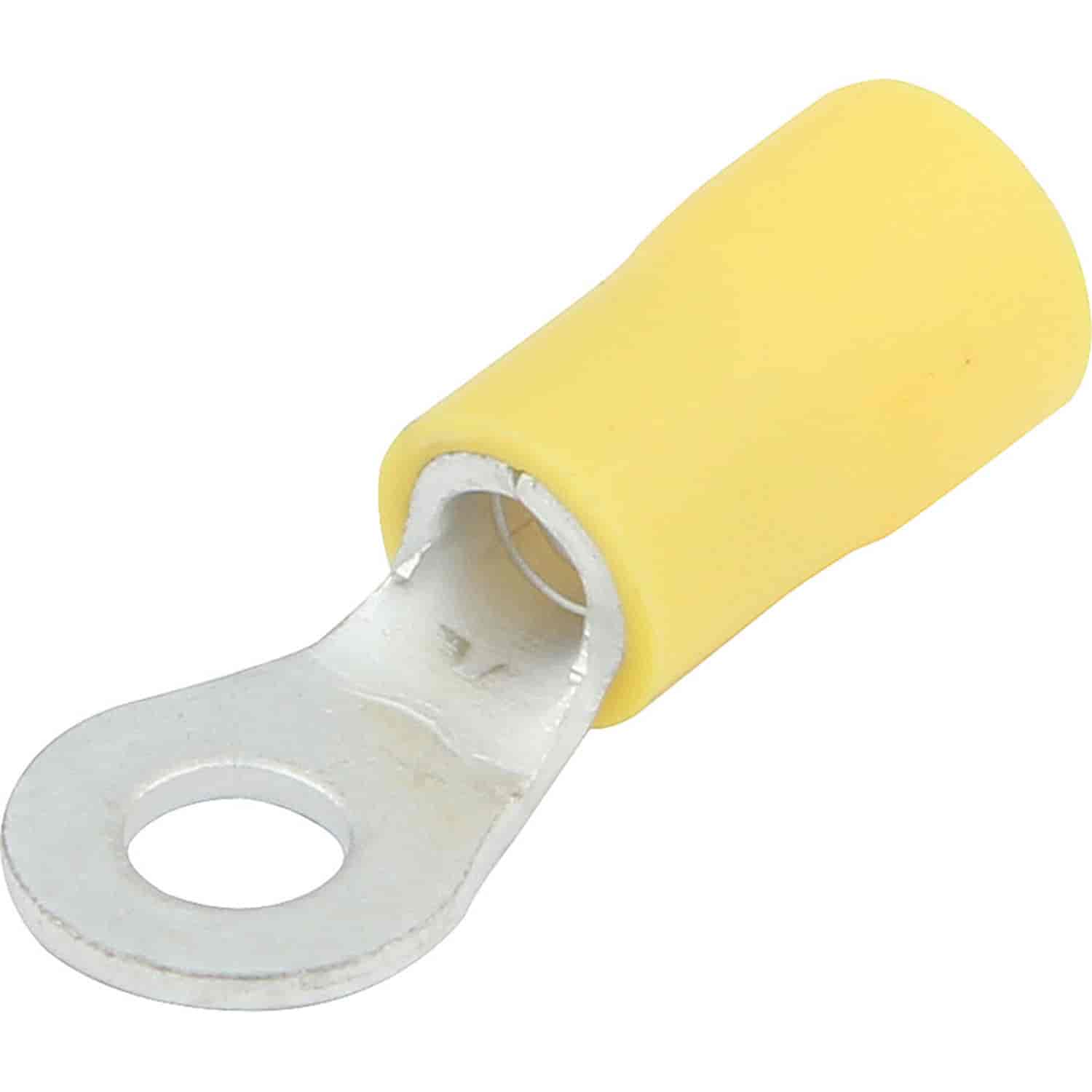 #8 Hole Ring Terminals Vinyl Insulated