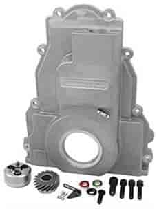 Allstar Performance LS Timing Cover Conversion Kit adapts a standard small block Ford distributor in