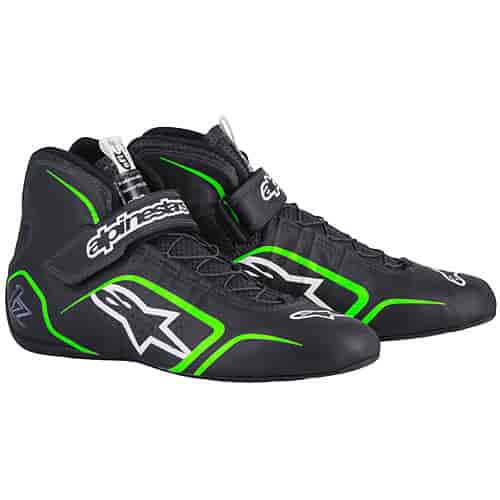 Tech 1-Z Shoe Black/Fluorescent Green SFI 3.3/5