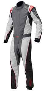 KM-X 5 Kart Suit Anthracite/Silver/Red