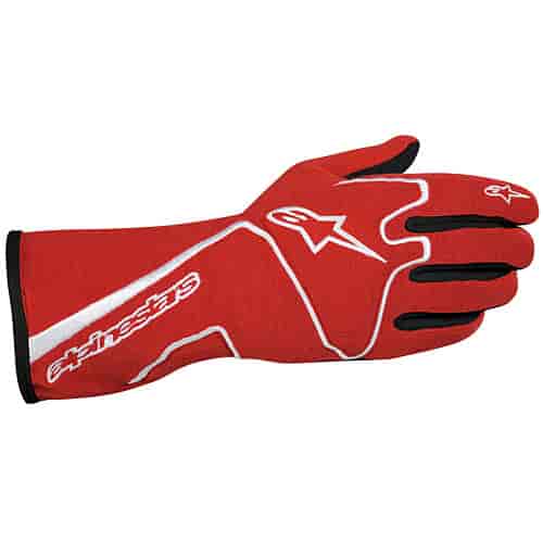 Tech 1 Race Gloves Red/White