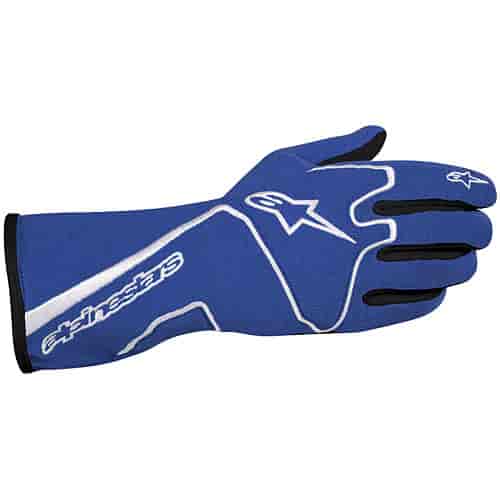 Tech 1 Race Gloves Blue/White