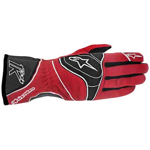 Tech 1-K Glove Anthracite/Red/White