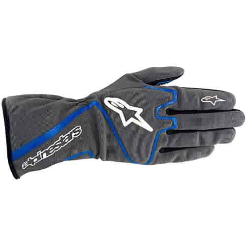 Tech 1-K Race Glove Anthracite/Blue
