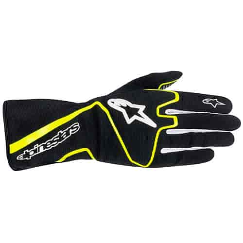 Tech 1-K Race Glove Black/Yellow