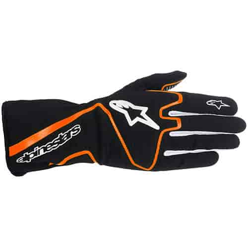 Tech 1-K Race Glove Black/Orange