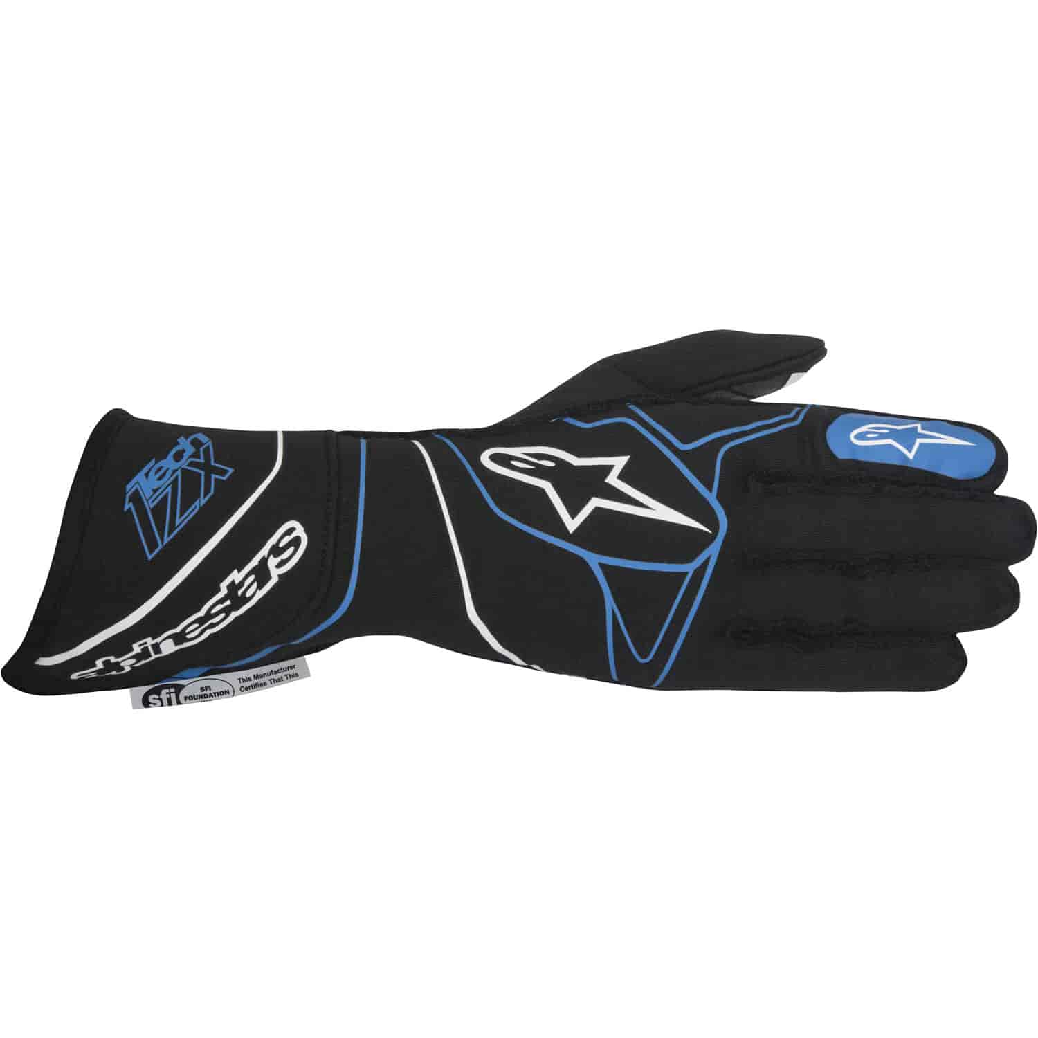 Tech 1-ZX Glove Black/Blue SFI 3.3/5
