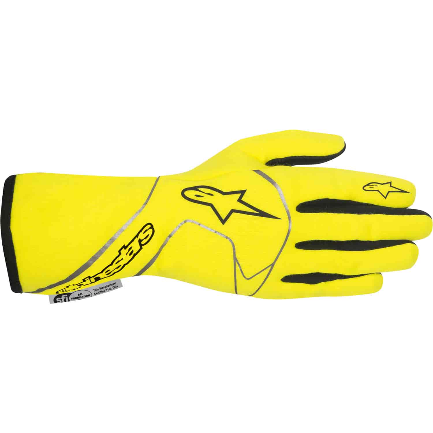 Tech 1 Race Gloves Yellow Fluorescent SFI 3.3/5
