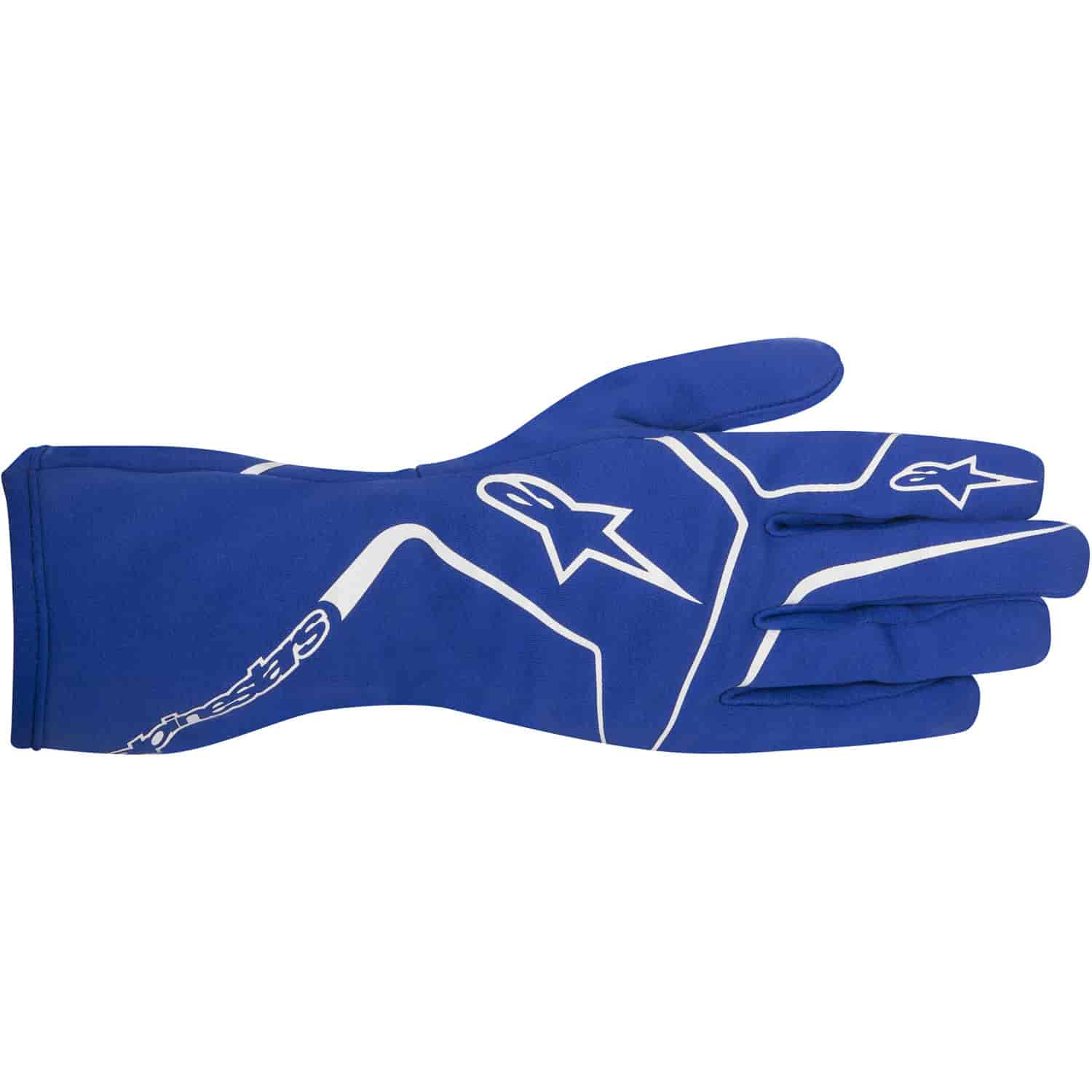 Tech 1-K Race S Youth Gloves Blue