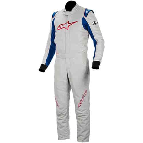 GP Race Suit Silver/Blue