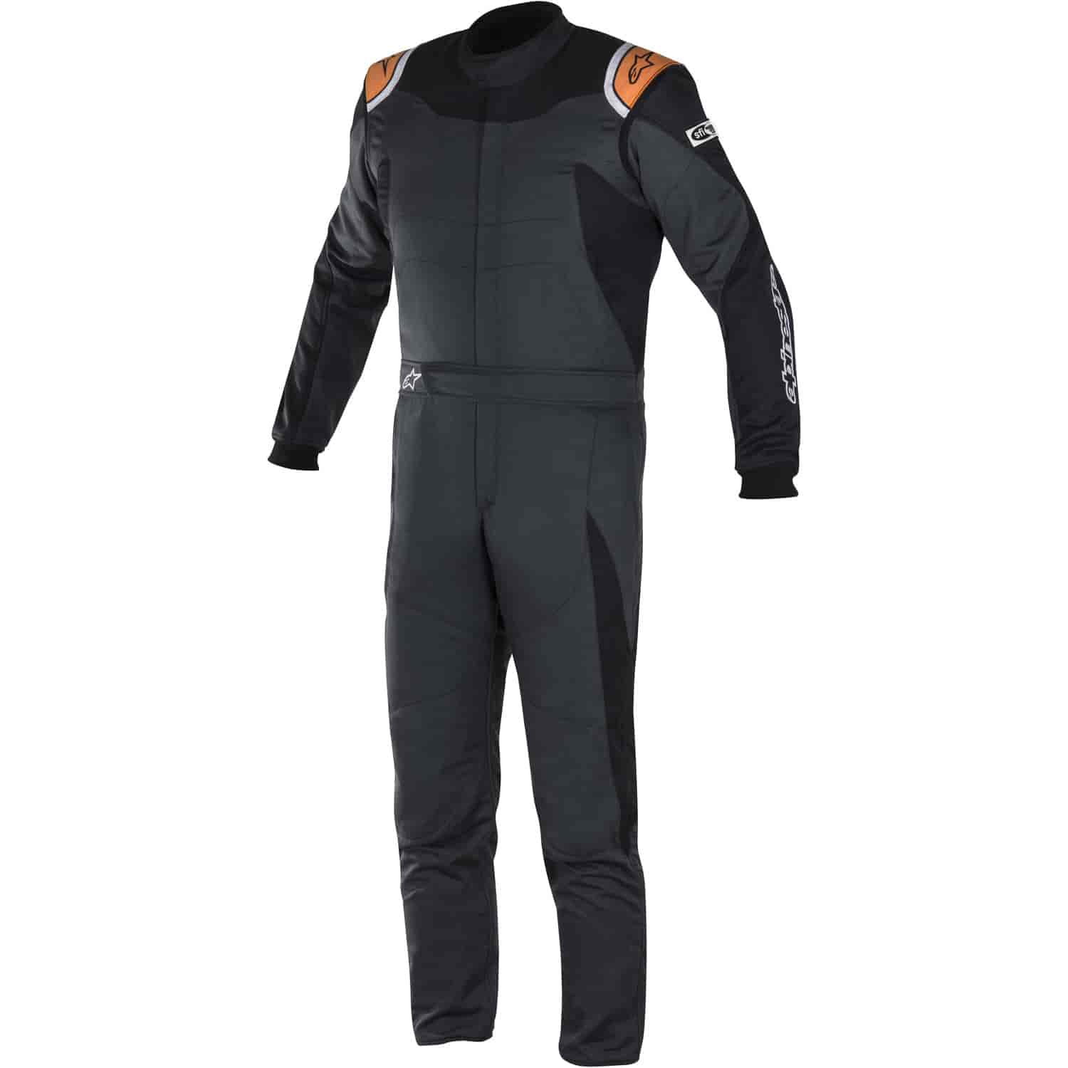 GP Race Suit Anthracite/Black/Orange SFI 3.2A/5