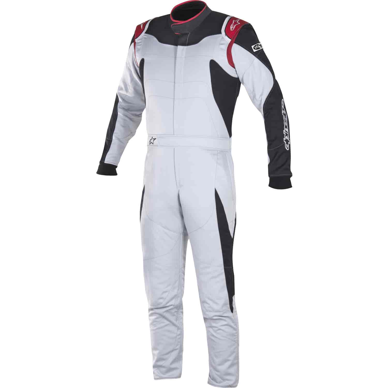 GP Race Suit Silver/Black SFI 3.2A/5
