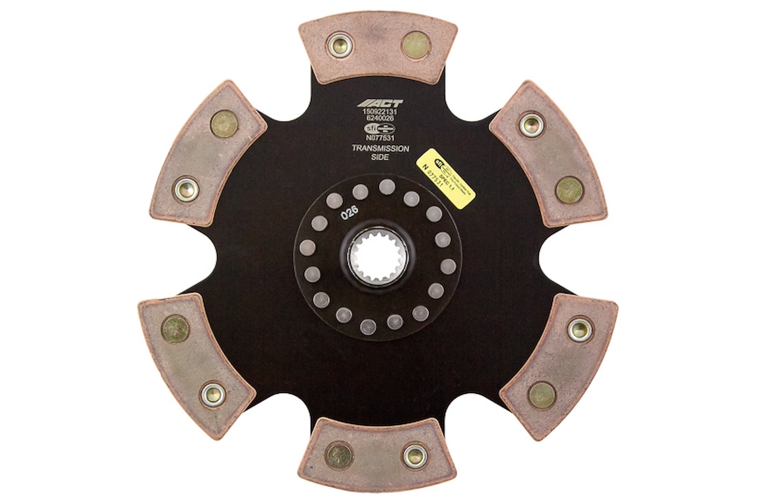 6-Pad Rigid Race Disc Transmission Clutch Friction Plate Fits Select Mopar