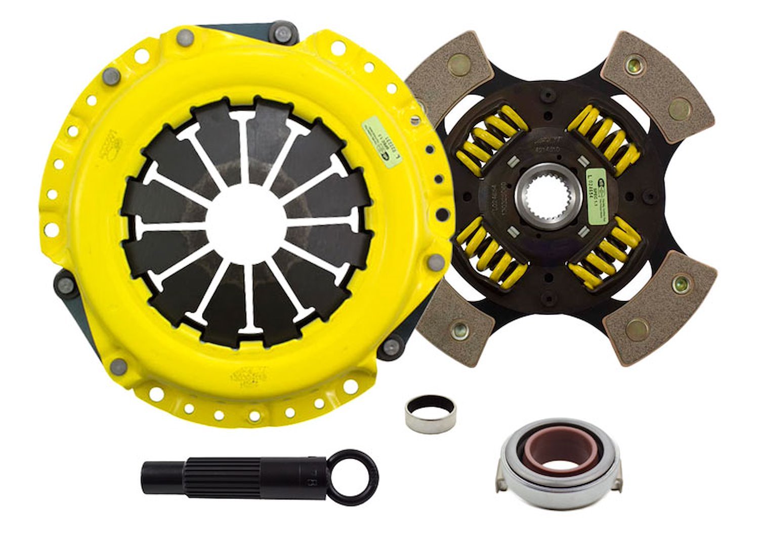 HD/Race Sprung 4-Pad Transmission Clutch Kit Fits Select Acura/Honda