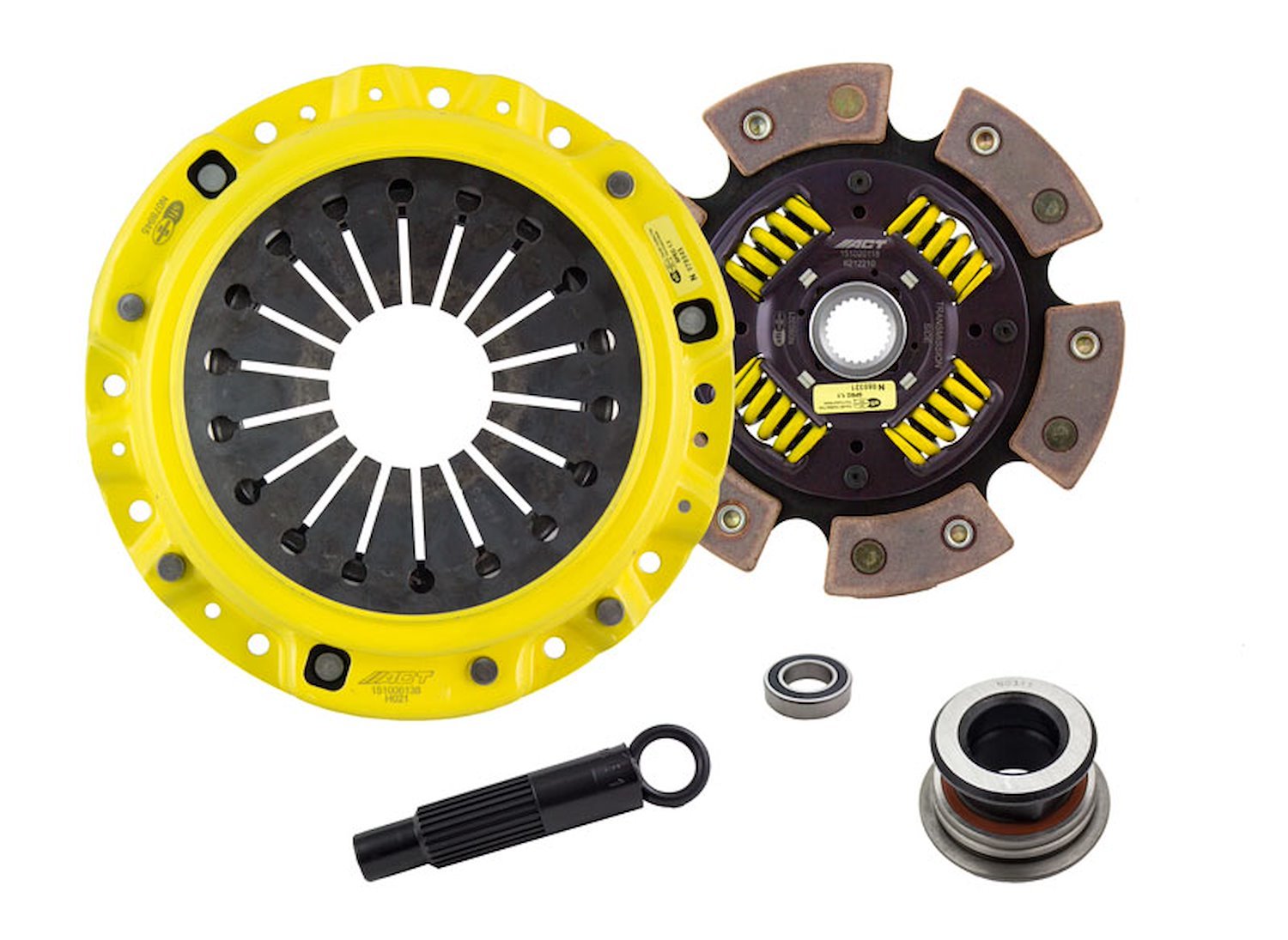 HD/Race Sprung 6-Pad Transmission Clutch Kit Fits Select Acura/Honda