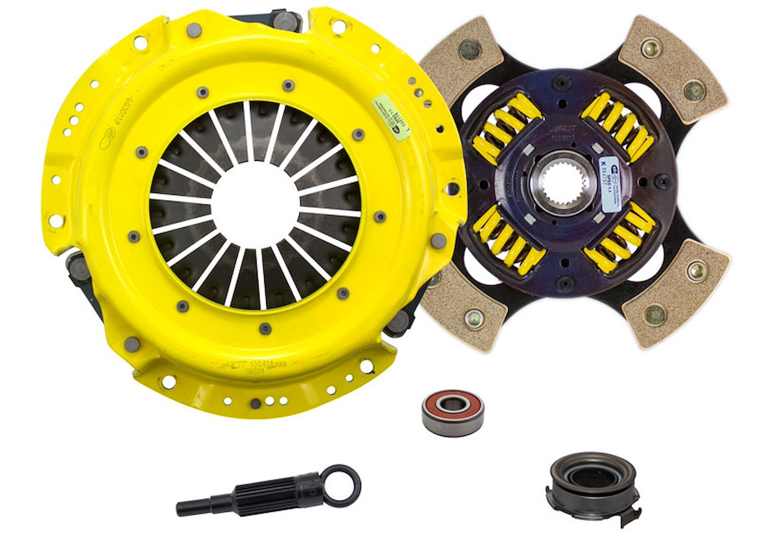 HD/Race Sprung 4-Pad Transmission Clutch Kit Fits Select Multiple Makes/Models