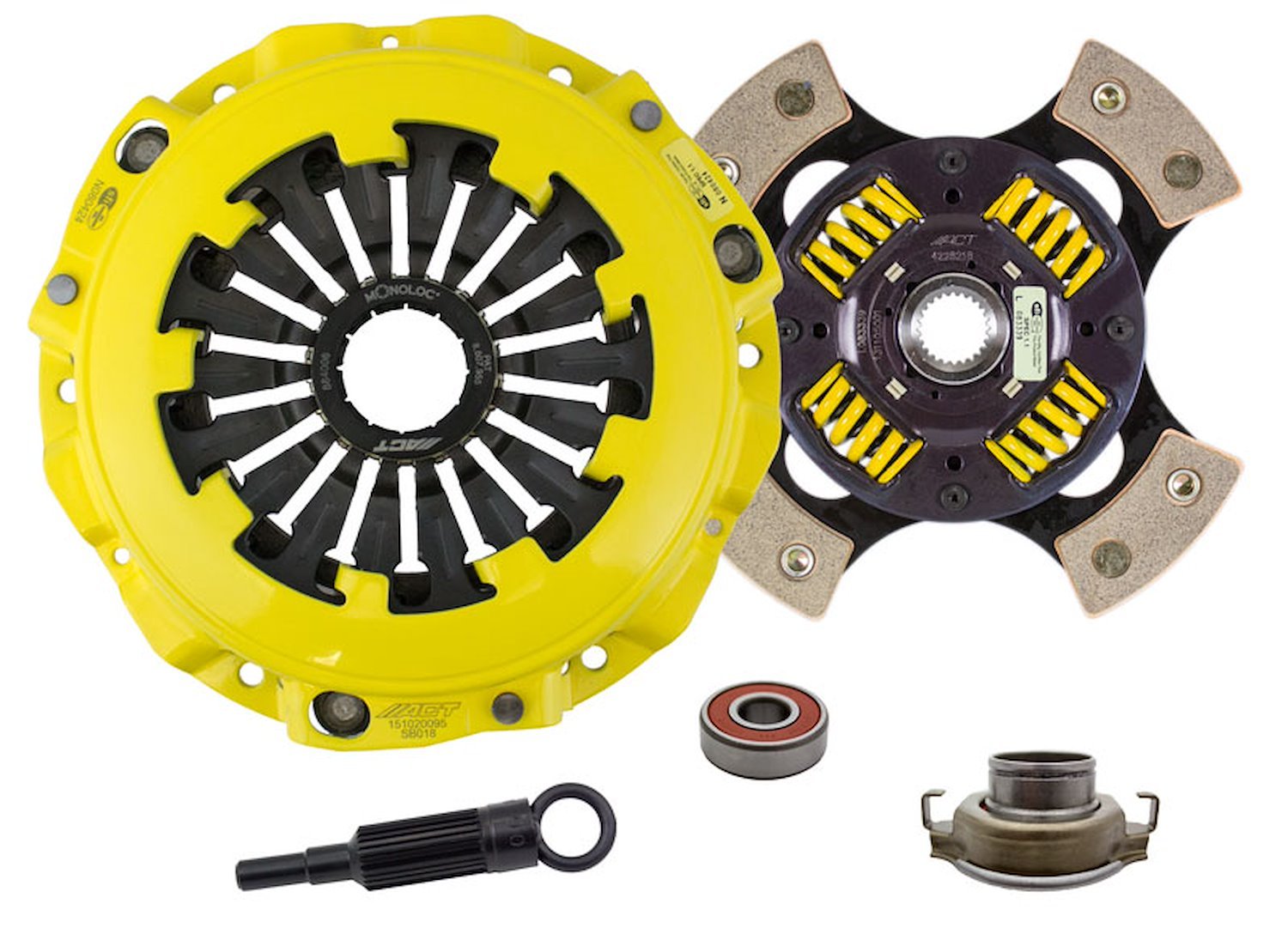 HD-M/Race Sprung 4-Pad Transmission Clutch Kit Fits Select Multiple Makes/Models