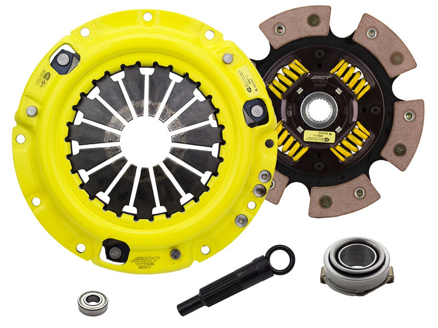 HD/Race Sprung 6-Pad Transmission Clutch Kit Fits Select Multiple Makes/Models