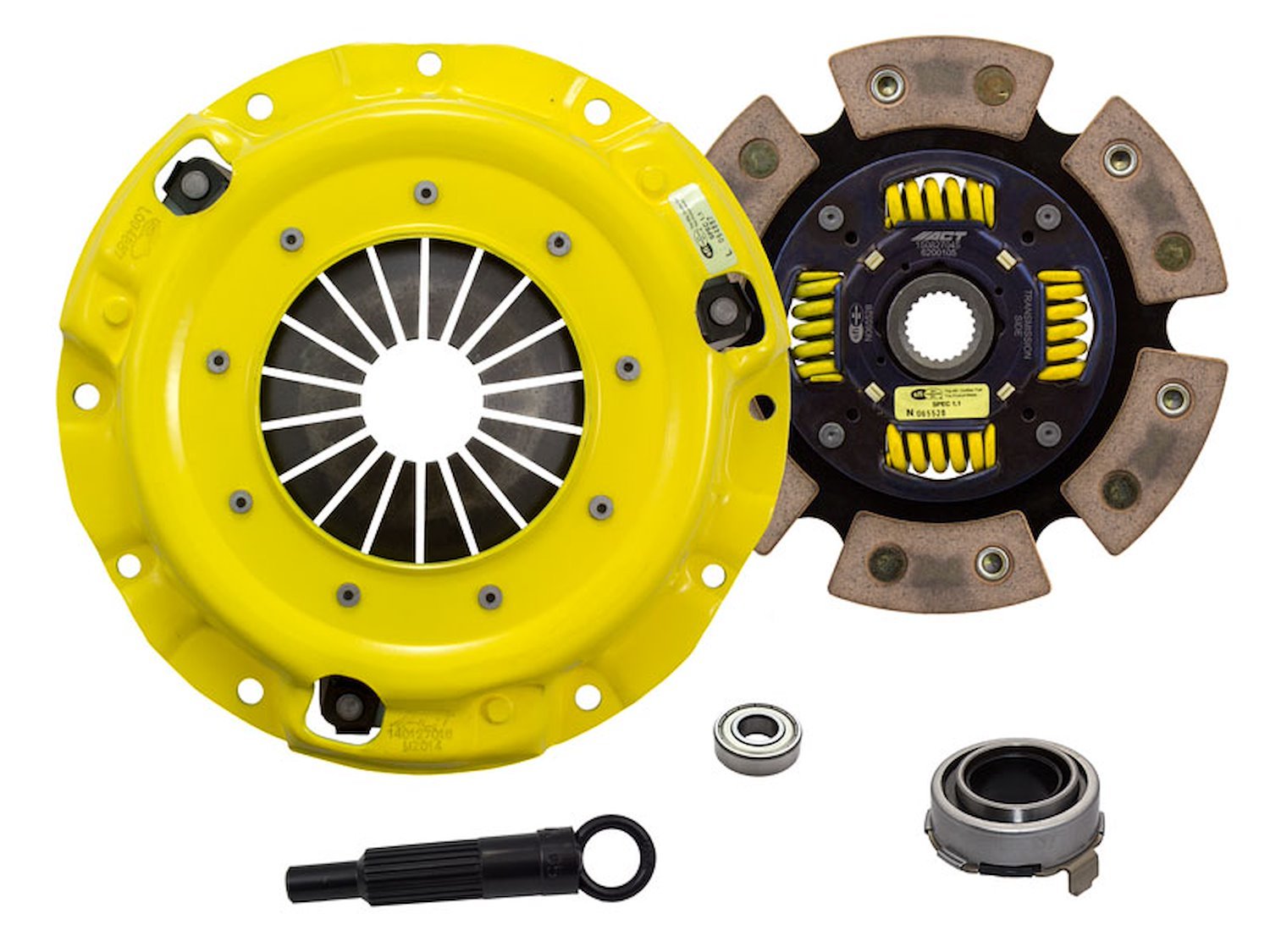 HD/Race Sprung 6-Pad Transmission Clutch Kit Fits Select Ford/Lincoln/Mercury/Mazda