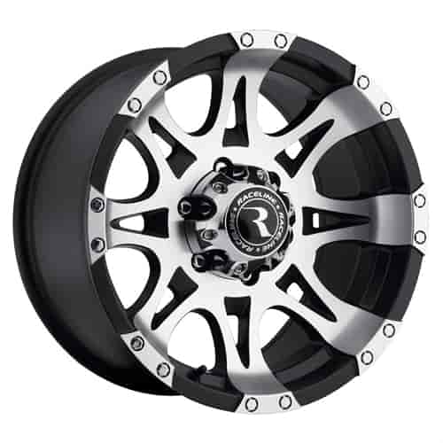 982 RAPTOR Wheel Size: 17 X 9" Bolt Pattern: 5X127 mm [Machined Face with Black Accents]