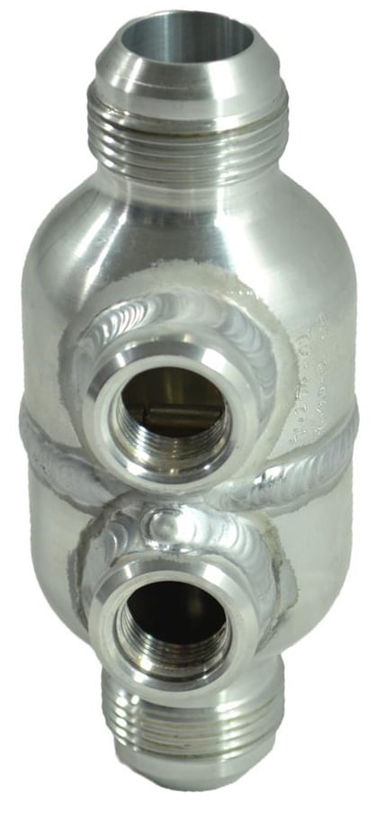 Fabricated Check Valve, -16 AN Male Outlets