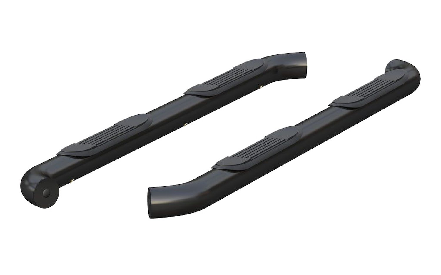 3 in. Round Black Steel Side Bars for Late-Model Ford Bronco Sport