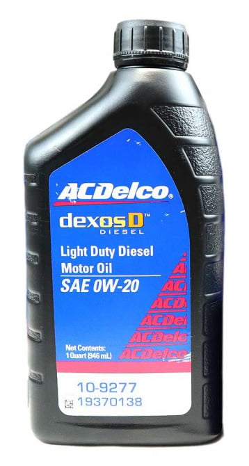 0W-20 Diesel Dexos Motor Oil [1 qt. Bottle]