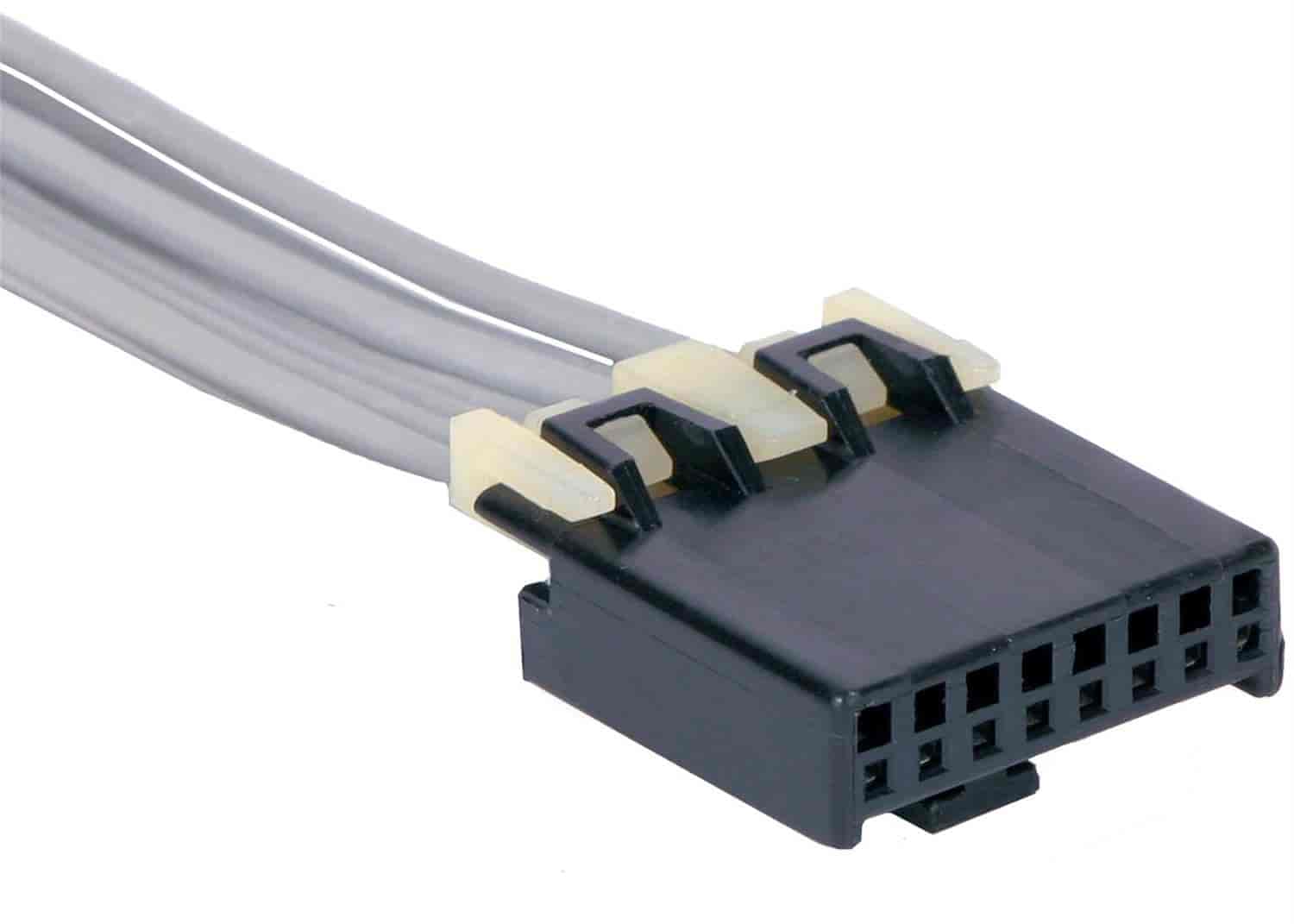 CONNECTOR-W/LEADS 8-WAY F