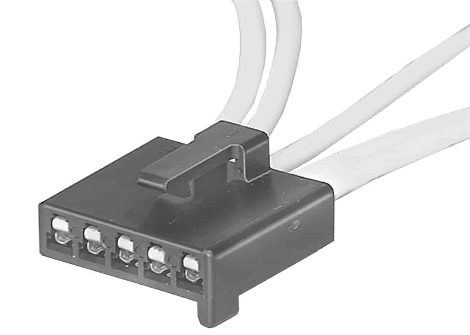 CONNECTOR-W/LEADS 5-WAY F