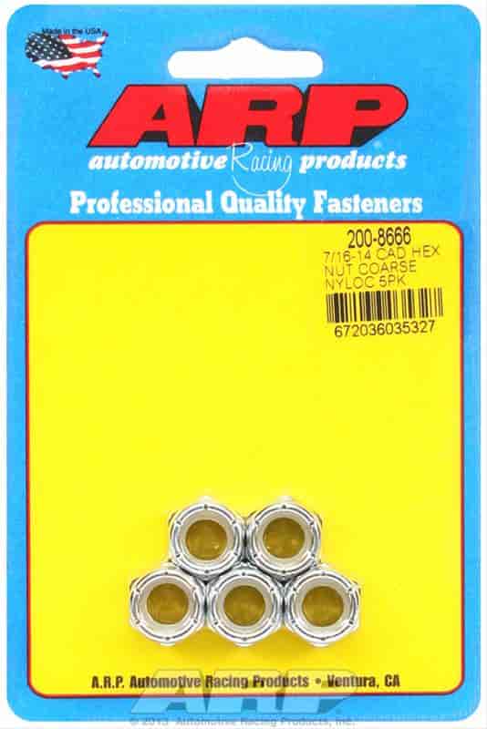 Cad Plated Nyloc Hex 7/16"-14