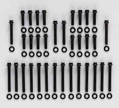 Professional Series Head Bolt Kit Chevy V6 90 Degree Hi-Port with 3/8" Holes Heads