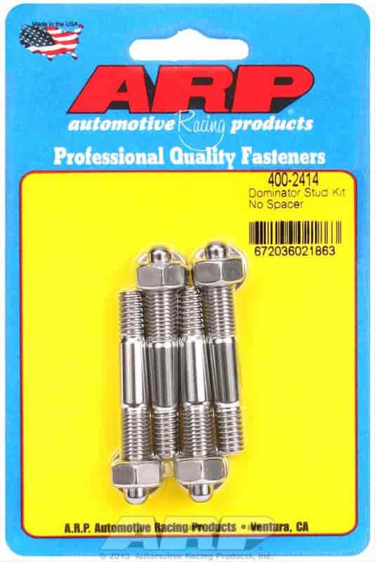 Carb Stud Kit Dominator without Spacer, 5/16" x 2.225" O.A.L.