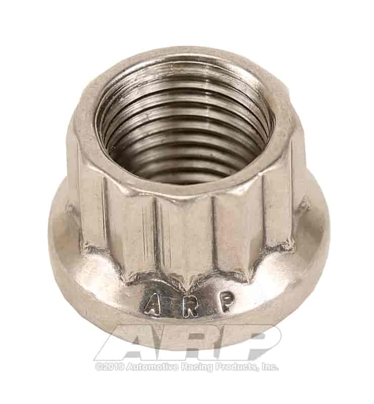 Stainless Steel 12-Point Nut M12 x 1.25 (Small Collar)