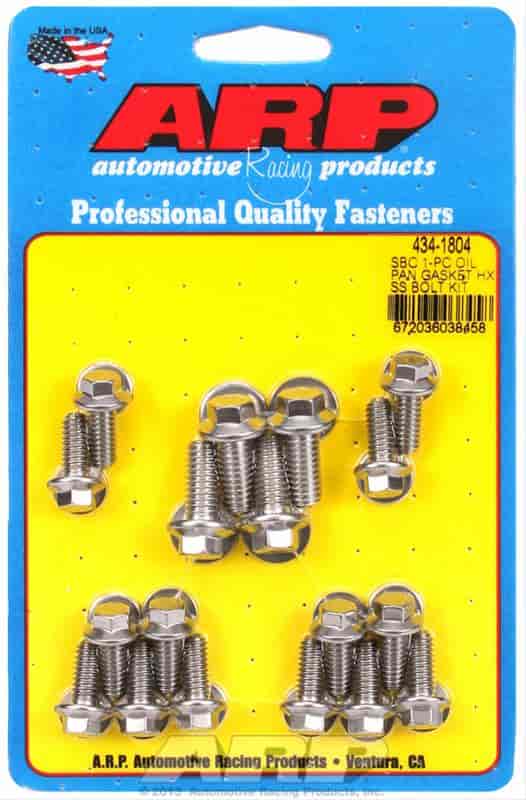 Stainless Steel Oil Pan Bolts Small Block Chevy