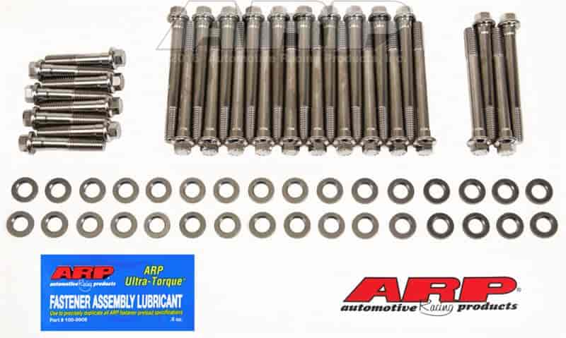 High Performance Head Bolt Kit Stainless BB-Chevy 396-402-427-454 Cast Iron OEM
