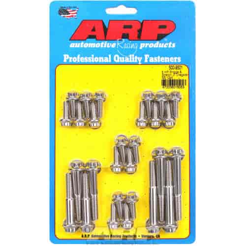 Stainless Steel 12-Point Head Fastener Kit Briggs & Stratton Jr. Dragster, 4-cycle 5 horsepower B&S