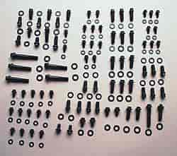 Chrome Moly Black Oxide 12-Point Head Fastener Kit Chrysler 318-360 cid, "A" small block