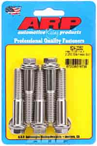 7/16" Stainless Steel Hex Bolts 2.250" UHL
