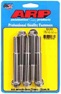 7/16" Stainless Steel Hex Bolts 3.500" UHL