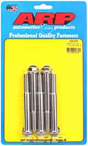 7/16" Stainless Steel Hex Bolts 3.750" UHL