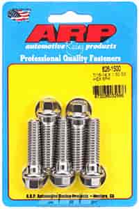 7/16" Stainless Steel Hex Bolts 1.500" UHL