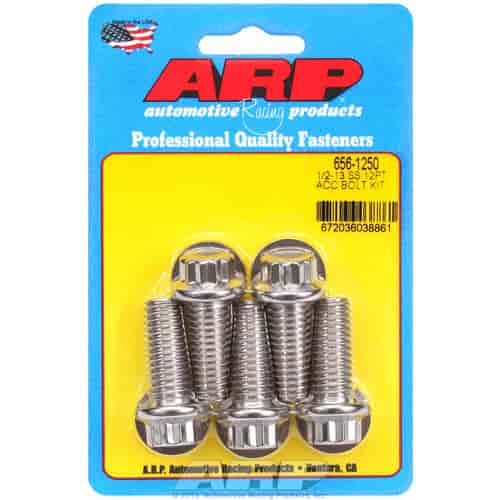 1/2" Stainless Steel 12-Point Bolts