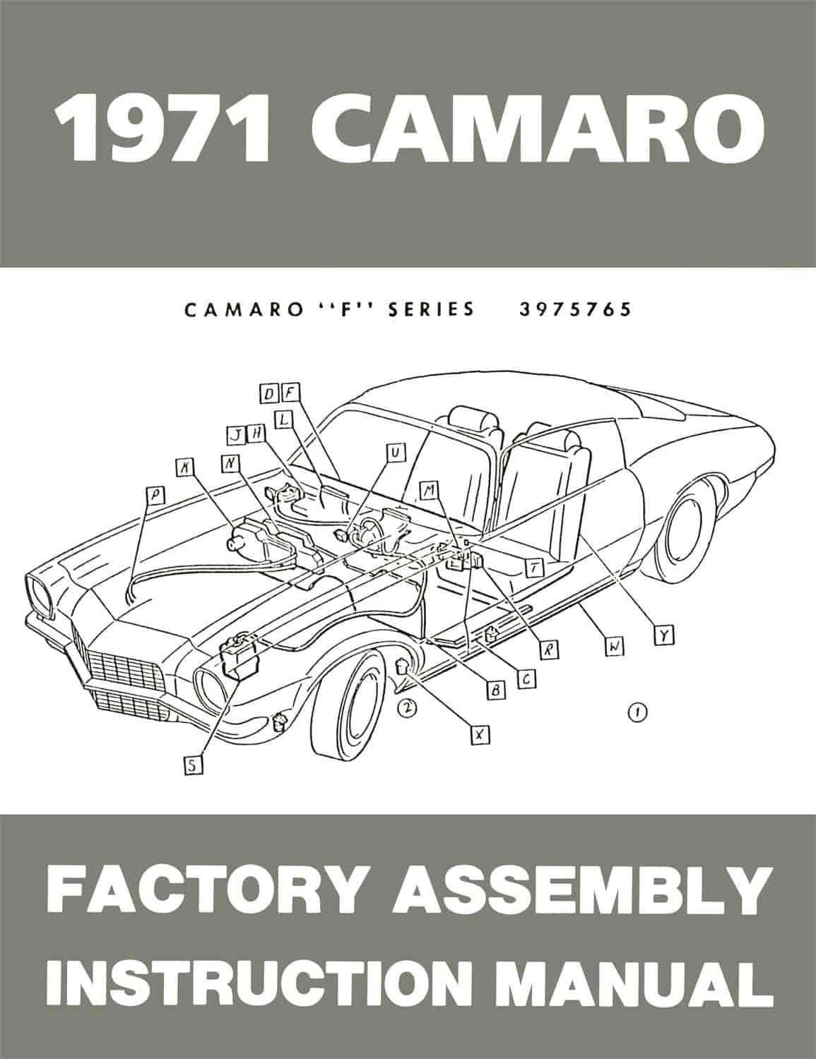 Factory Assembly Manual 1971 Chevy Camaro