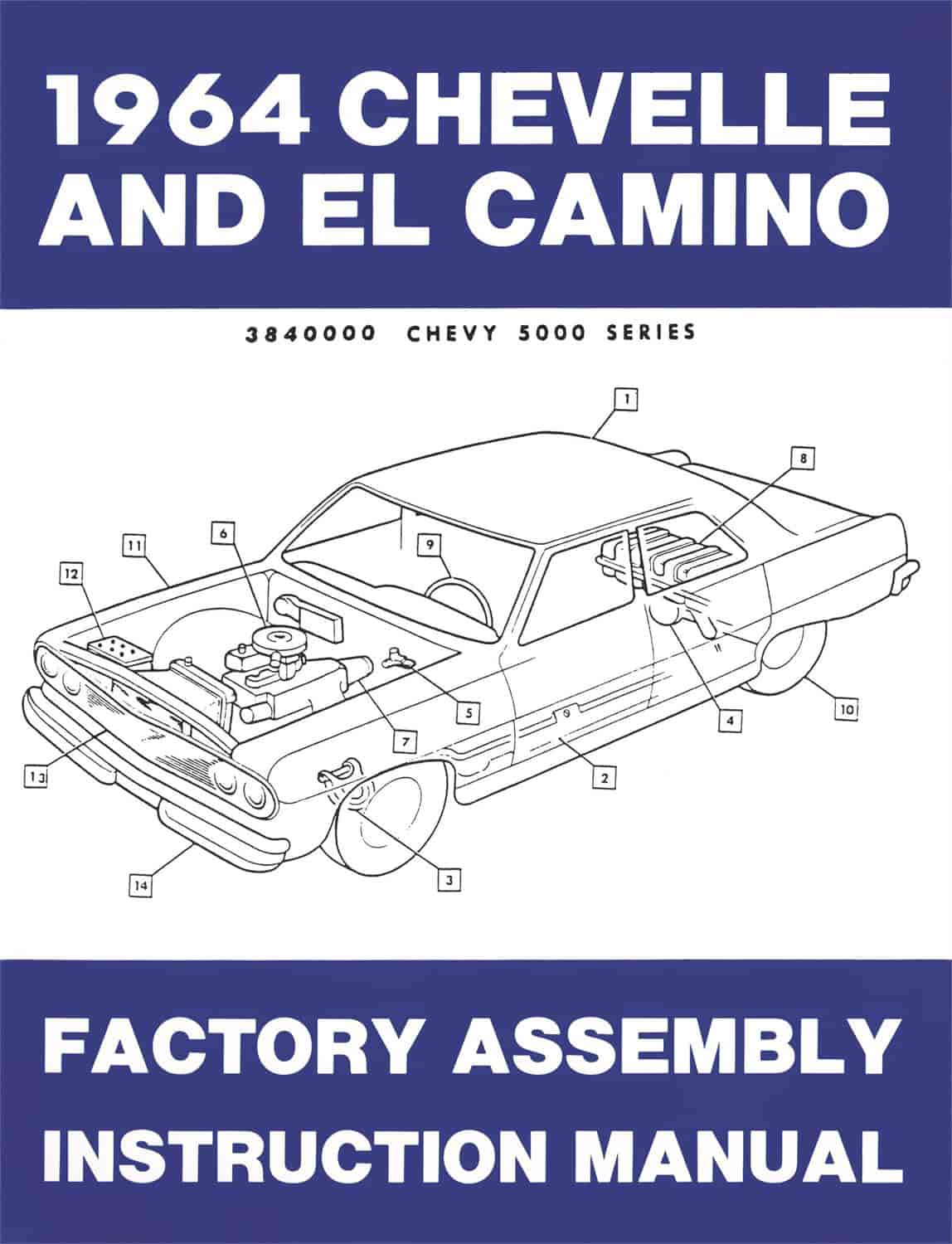Factory Assembly Manual 1964 Chevy Chevelle & El Camino