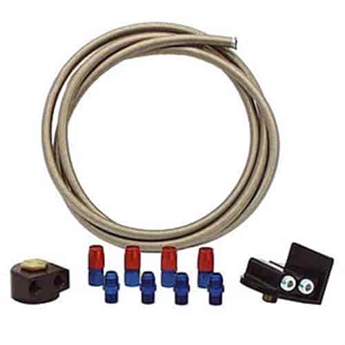 Remote Spin-On Oil Filter Kit For 13/16"-16 Thread Large Gasket Size