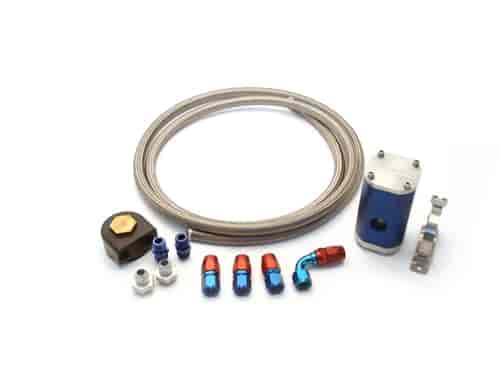 Remote Canister Oil Filter Kit For 13/16"-16 Thread Large Gasket Size