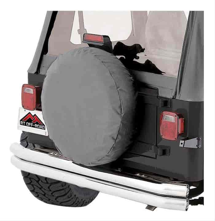 Grey 30" - 32" Tire Cover for Jeep Wrangler/CJ