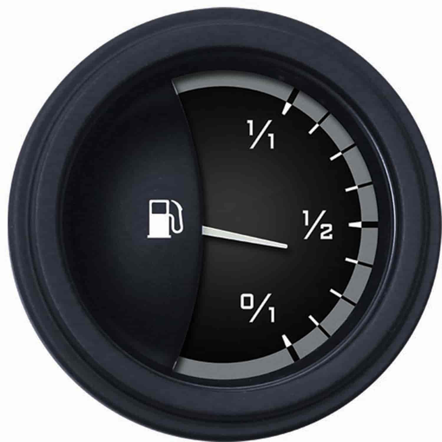 Gray AutoCross Series Fuel Gauge 2-1/8" Electrical