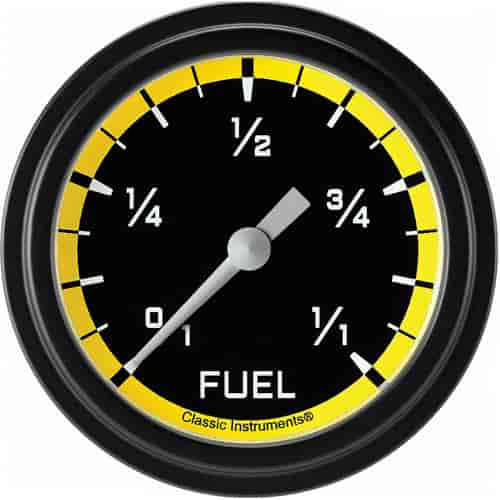 Autocross Yellow w/ Black Bezel 2 ? Programmable Fuel Full Sweep